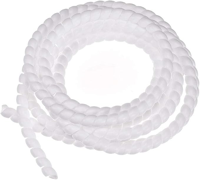 uxcell Flexible Spiral Cable Wrap Wire Cord Wraps Management Sleeve 8mm x 10mm by uxcell