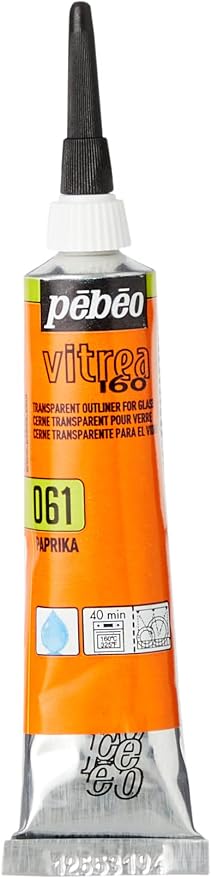 Pebeo Vitrea 160, Glass Paint Outliner, 20 ml Tube by Unknown