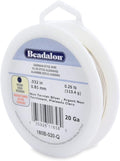 Beadalon German Style Wrapping Wire, 20 Gauge, 78 ft by Beadalon
