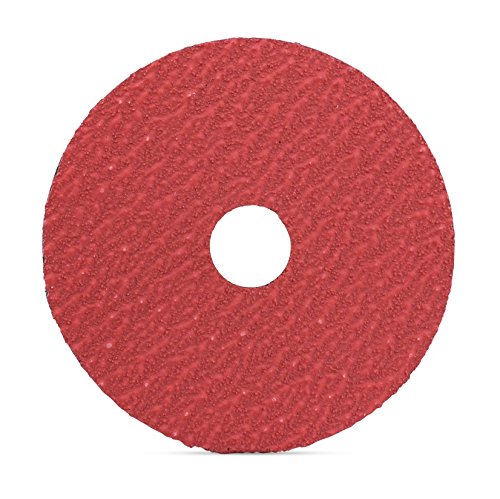 BHA Ceramic Resin Fiber Sanding and Grinding Discs, 4.5” x 7/8”, 80 Grit - 25 Pack