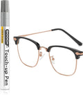Rose Gold Eyeglass Frame Touch Up Paint Pen, All-in-One Touch Up Kit by BIOOICH