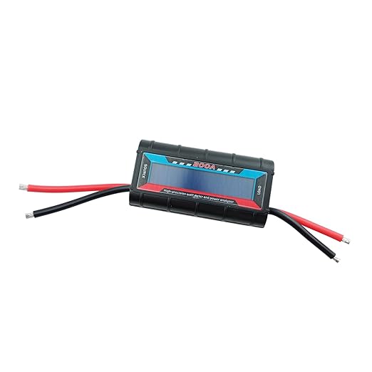 200A High Precision RC Watt Meter Power Analyzer Voltage Amp Meter, Wattmeter Tester Amp Meter Monitor with Real-time Reading Backlight Digital LCD Screen for Battery, Solar, Wind Power