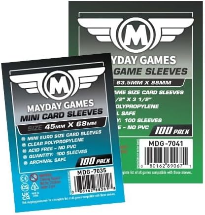 Mayday Games Tail Feathers Game Accessory-Standard Compatible Card Sleeve Bundle by MAYDAYGAMES