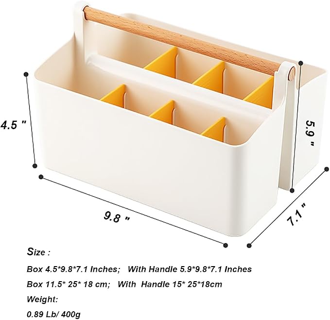 Art Caddy Organizer with Handle, Marker Organizer, Art Supply Storage Organizer - Image 2