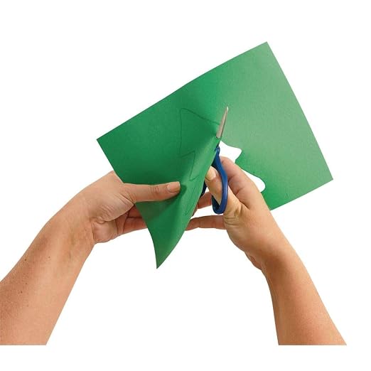 Colorations 9" x 12" Mediumweight Holiday Red Construction Paper - Image 2