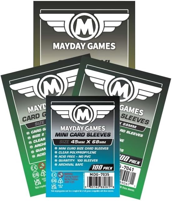 Mayday Games Daybreak Compatible Standard Card Sleeve Bundle by MAYDAYGAMES
