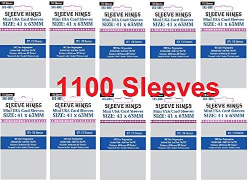 Sleeve Kings Mini USA Card Sleeves 41 X 63 mm by SleeveKings