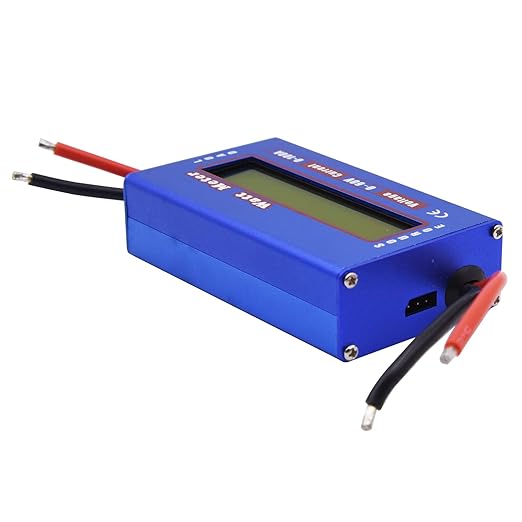 Blomiky from 4.8V to 60V 100A Voltage Tester Battery Power Consumption Performance Analyzer Monitor with Backlight Digital LCD Screen for Solar RC Voltage Current Discharge Watt Meter