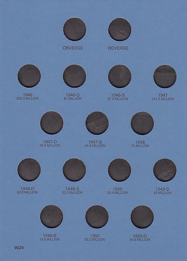 Whitman US Dime Folder Set Mercury and Roosevelt 1916 to Present Day #’s 9014 - Image 6