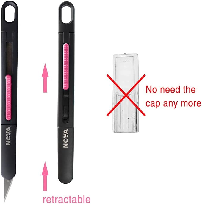 Nova Precision Craft & Hobby Knife, Premium Safety Cutter - Image 2