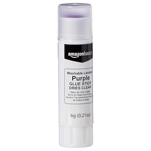 Amazon Basics Purple Washable School Glue Sticks by AmazonBasics