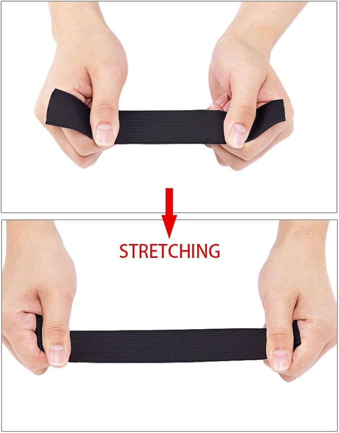 Black Elastic Bands for Wigs, 1 Inch 12 Yard High Elasticity Knit Spool Sewing - Image 6