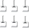 7/8 Inch Stainless Steel Heavy-Duty Clamp, Stainless Steel C-Shaped Clamp with 0.63-inch Opening, Suitable for Woodworking Bonding, Cutting and Installation. 4pcs