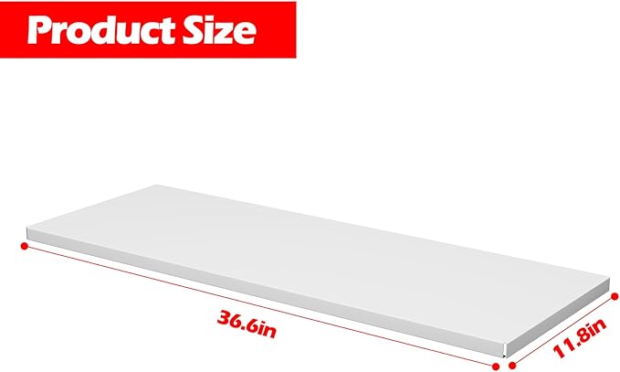 2pcs Metal Pegboard Panels - 36.6 * 11.8in Peg Board Suitable for Peg Board Organizer for DIY, Kitchen Decoration, Mobile Phone Shop/White