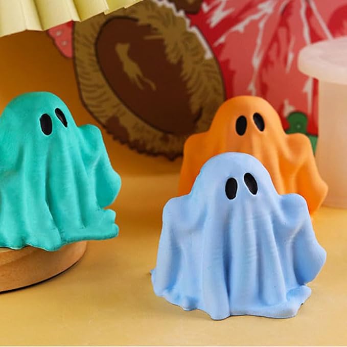 Halloween Ghost Candle Silicone Mold DIY 3D Scented Candle Making Wax Mould - Image 7