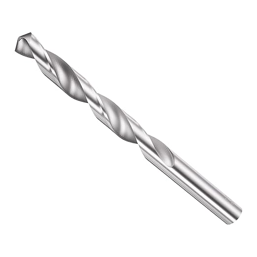 Drill Bit, 10.5mm Cutting Diameter, 4241 HSS 118° Cutting Angle Uncoated Bright Versatile Jobber Bits - (Applications: for Drilling Plastic Wood Soft Metal), 1-Pieces