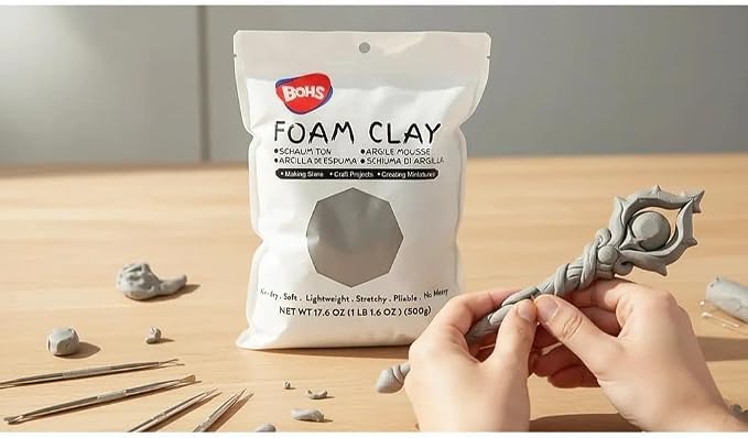 BOHS Gray Modeling Foam Clay - Image 3