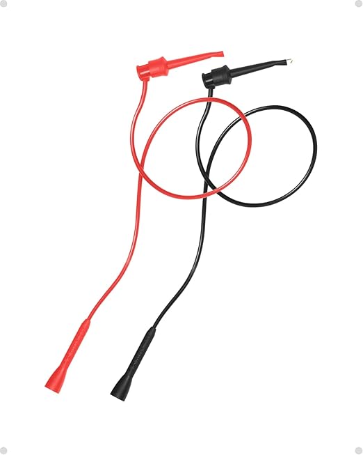 Mini Test Hook Clip with 2mm Jack Design Easy Connection to 2mm Probe Multimeter Test Lead