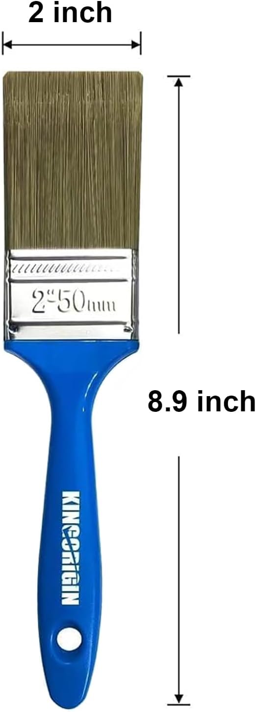King Origin 2 Inch Paint Brushes, Detailed Painting & Larger Surface Coverage - Image 3