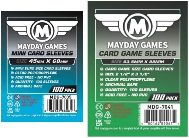 Endeavor: Deep Sea Standard Compatible Card Sleeve Bundle by MAYDAYGAMES