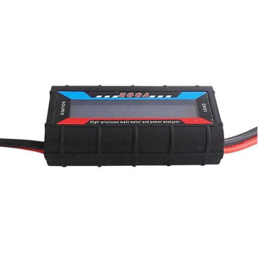 200A High Precision Power Analyzer Multi Meter, Watt Meter Tester for Measuring Voltage (V)/ Current (A)/ Power (W)/ Charge (Ah)/ Energy (Wh) -100V