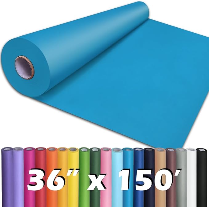 PerkHomy Lake Blue Kraft Paper Roll 36" x 1 by PerkHomy
