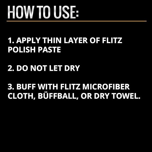 Flitz Multi-Purpose Metal Polish Paste - 1.76oz Tube of USA-Made Chrome Polish - Works on Stainless Steel, Aluminum, Plastic, Jewelry and Cars - Non-Abrasive Cleaner & Rust Remover (6 Pack)