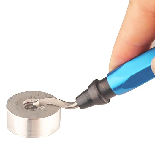 10PCS Cobalt Deburring Blades BS1018 S100 - High-Speed Steel Burr Removal Tool for Metal, Stainless Steel, Copper, Aluminum, Plastic, and High-Hardness Materials