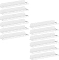 Lifewit Plastic Nursery Floating Book Shelves 12 Pack, Hanging Bookshelf Racks by Lifewit