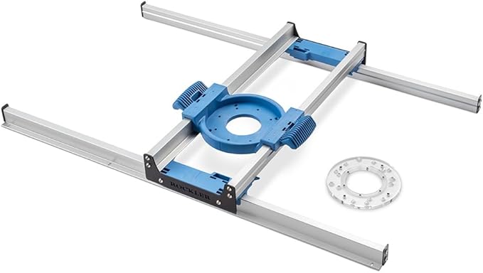 Router Sled, Benchtop Board Slab Flattening Jig | Precise Router Flattening Sled System for Slabs, End-Grain Boards & Resin Projects - Durable Table Top Wood Slab Flattening Jig