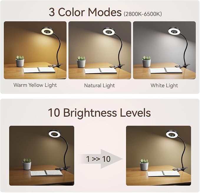 LED Desk Lamp Clip on Light - Image 2