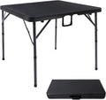 Byliable 34" Square Folding Card Table, Fold-in-Half Utility Dining Portable by Home