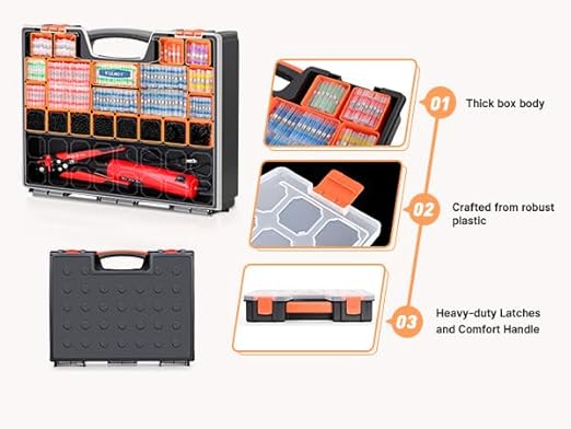 Ultimate All-in-ONE Heat Shrink Solder Seal Wire Connectors Kit – Wire Striper, Heat Gun, Kuject 2000PCS Waterproof Solder Stick Butt Connectors, Electrical Wiring Connector Kit for Marine Automotive