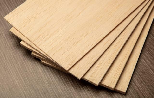 Balsa Wood Sheets, Model Grade Hobby Craft Balsa Wood Thin Plank, Wood Burning - Image 4