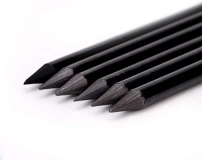 YYMIYU Full Graphite Pencils set 6 Piece.HB/2B/4B/6B/8B/EE - Image 4
