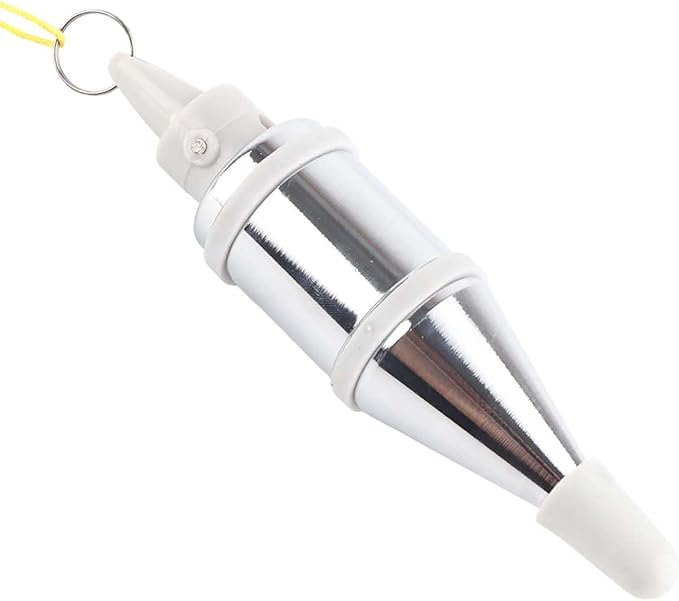 Automatic Magnetic Plumb Bob with Nylon Line Vertical Alignment Tool for Construction Wall Leveling and DIY Projects Features Locking Safety Clip Adjustable Range (3m)