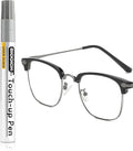Titanium Eyeglass Frame Touch Up Paint Pen, All-in-One Touch Up Kit by BIOOICH