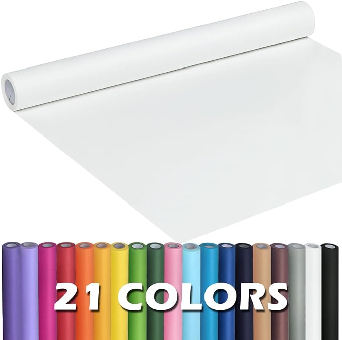 PerkHomy White Kraft Paper Roll 17.5" x 960" by PerkHomy