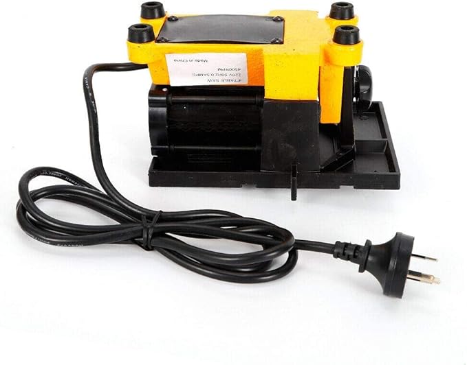 Electric Table Saw Cutter, Small Cutting Machine with Scaled Plate, Portable Woodworking Table Saw for DIY Handmade Wooden Model Crafts, Plastic, Wood, Glass, Stone