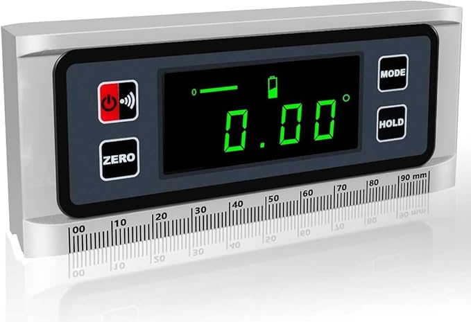 Digital Level Angle Finder Waterproof IP65 Protractor Angle Gauge Inclinometer with V-Groove Magnetic Base