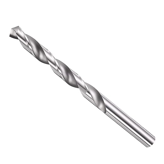 Drill Bit, 8.5mm Cutting Diameter, 4241 HSS 118° Cutting Angle Uncoated Bright Versatile Jobber Bits - (Applications: for Drilling Plastic Wood Soft Metal), 1-Pieces
