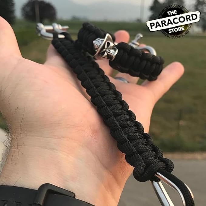 The Paracord Store | Type III 550 Paracord - 50 FT Hank, Neon Turquoise | Heavy Duty 7 Strand Tactical Paracord - USA Made Nylon Outdoor Parachute Cord for Camping, Fishing & More - Survival Cord
