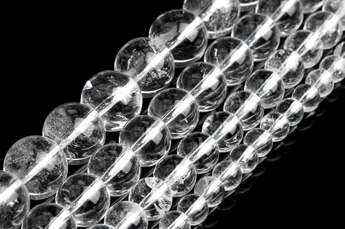 Zenkeeper 108 Pcs Clear Quartz Beads - Image 2