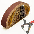 20 Pcs 1-1/2 x 29 Inch Sanding Belts,4 Pcs Each of 60/120/240/400/600 Grits Hard Cloth Sanding Belts for Pipe Sander,740 x 40 mm Sanding Belts for Pipe or Tube Polishing Sanding.