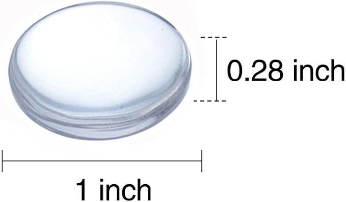 60 Pieces Transparent Glass Dome Imitation Gemstone Clear Round Dome Tiles - Image 2