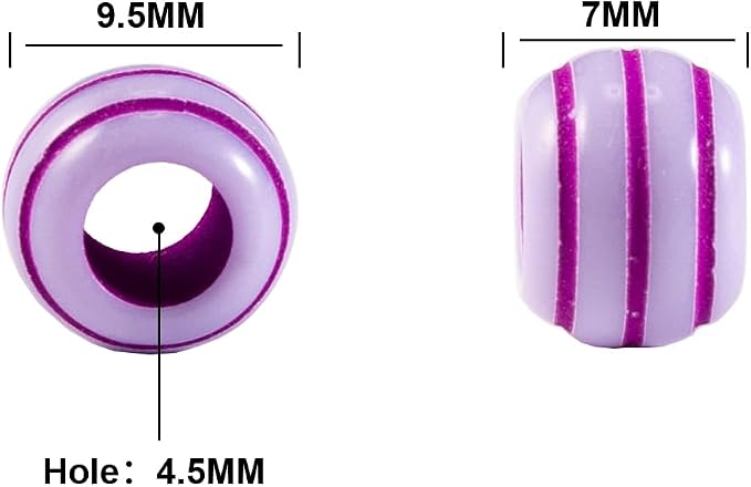 1000Pcs Acrylic Kandi Pony Beads Bulk - Image 6