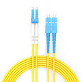 SC to LC Fiber Patch Cable,1G/10GB Single Mode Duplex SC-LC 9/125um OD 3.0mm Cable Diameter Fiber Optic Cable for SFP Transceiver, Router, Fiber Networks and More (1M)