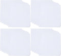 White Bandana for Tie Dye Party Supplies Plain Solid Cotton Large Headband Head by RJMBMUP
