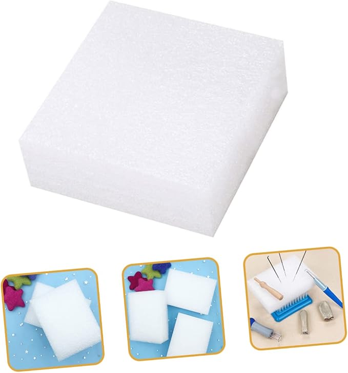 Yardenfun 4pcs Foam Mat Quilling Tool Quilting Tools Woolen Needle Felting Pad - Image 5