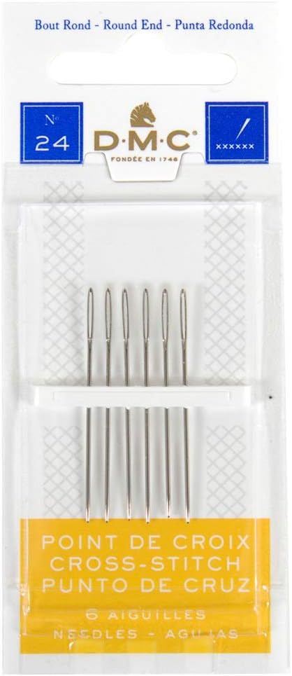 3 Pack DMC Size 24 Cross Stitch Needles - Image 3